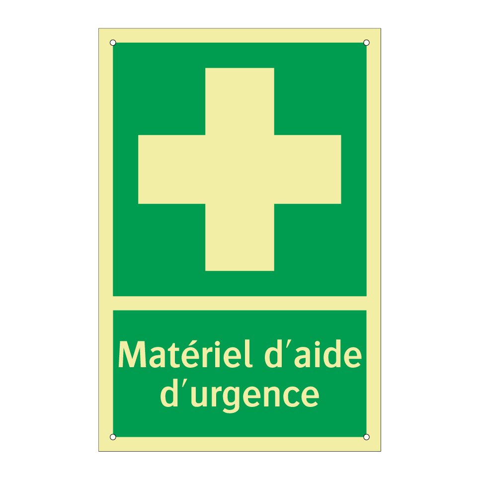 Matériel d'aide d'urgence