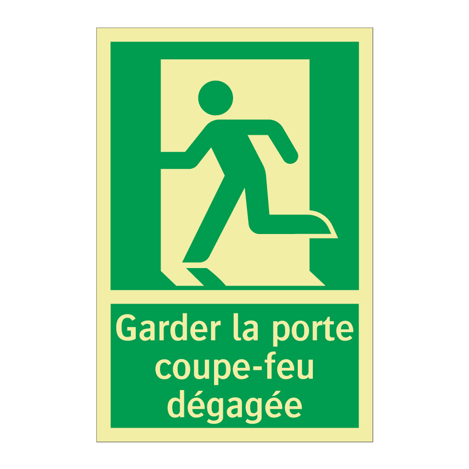 Garder la porte coupe-feu dégagée