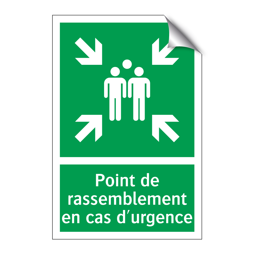 Point de rassemblement en cas d'urgence