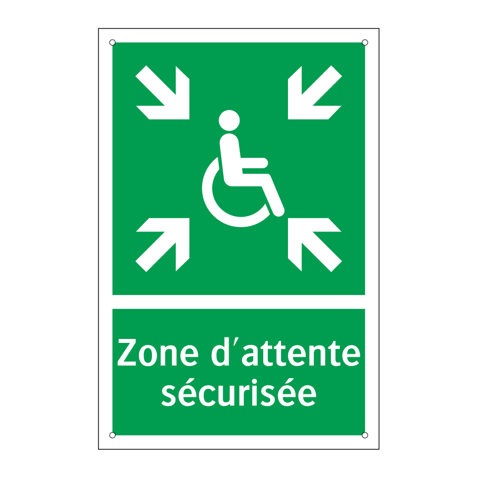 Zone d'attente sécurisée