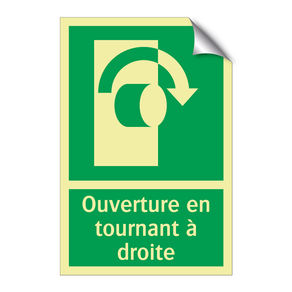 Ouverture en tournant à droite