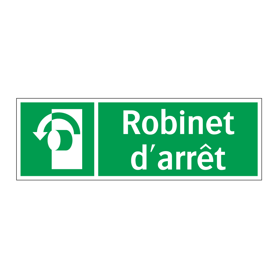 Robinet d'arrêt