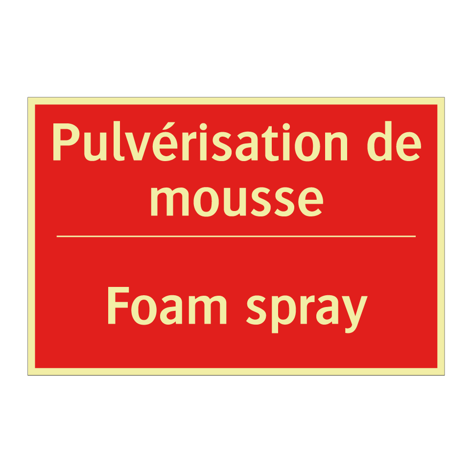 Pulvérisation de mousse - Foam spray