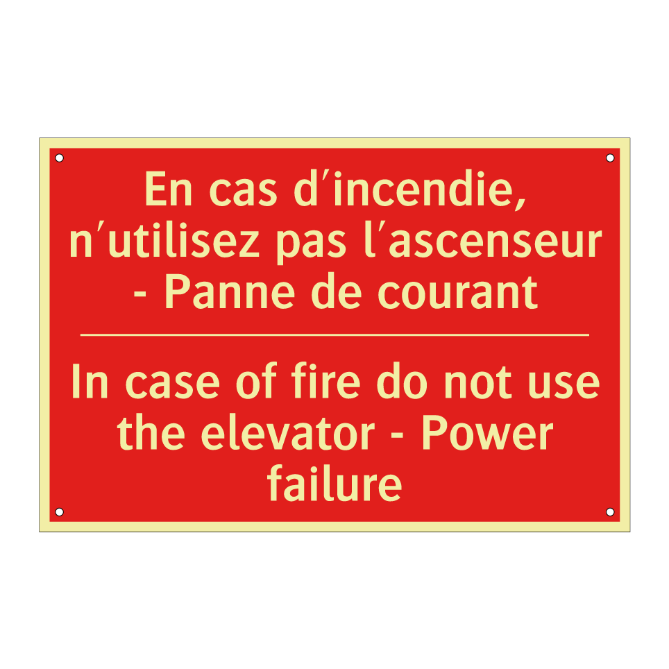 En cas d'incendie, n'utilisez /.../ - In case of fire do not use the /.../