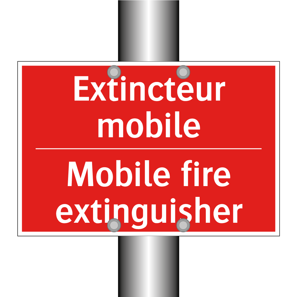 Extincteur mobile - Mobile fire extinguisher
