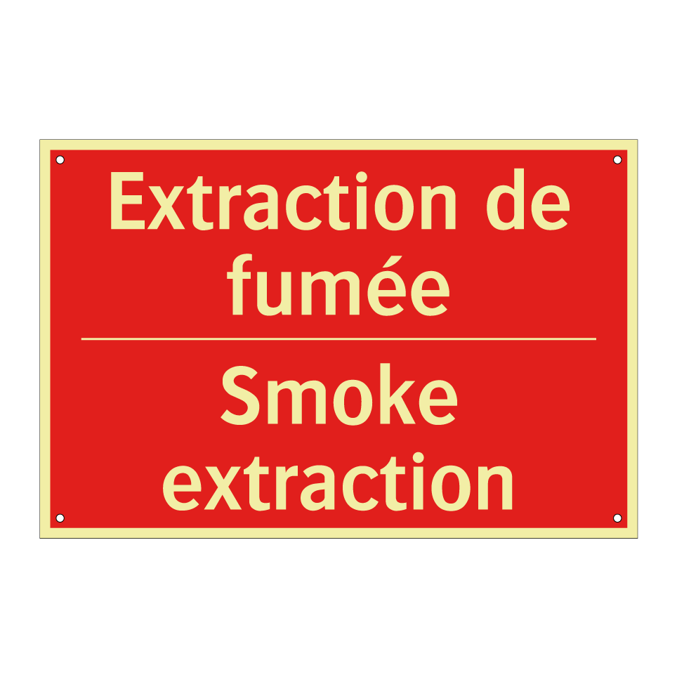 Extraction de fumée - Smoke extraction