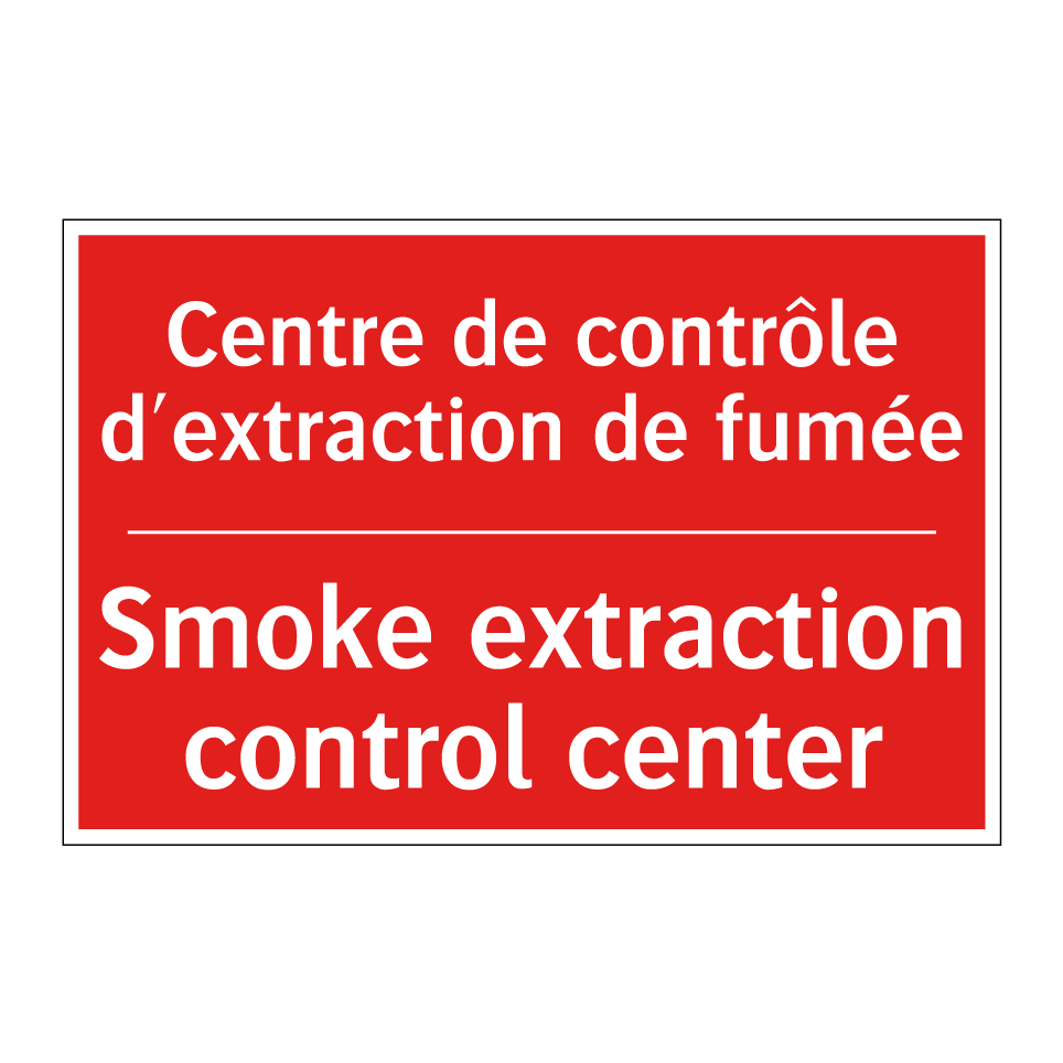 Centre de contrôle d'extraction /.../ - Smoke extraction control center /.../