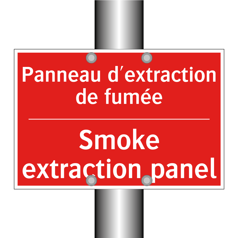 Panneau d'extraction de fumée - Smoke extraction panel