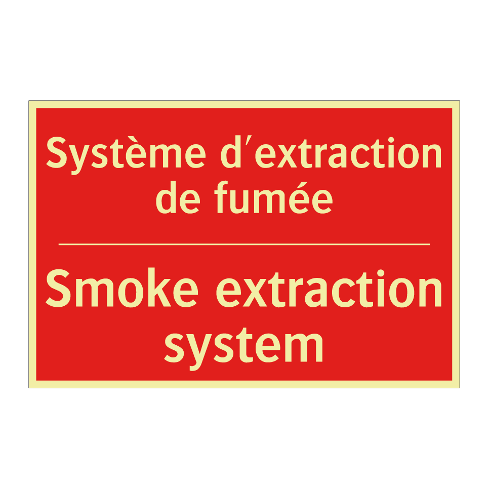 Système d'extraction de fumée - Smoke extraction system