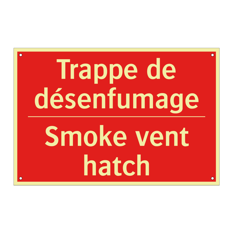 Trappe de désenfumage - Smoke vent hatch