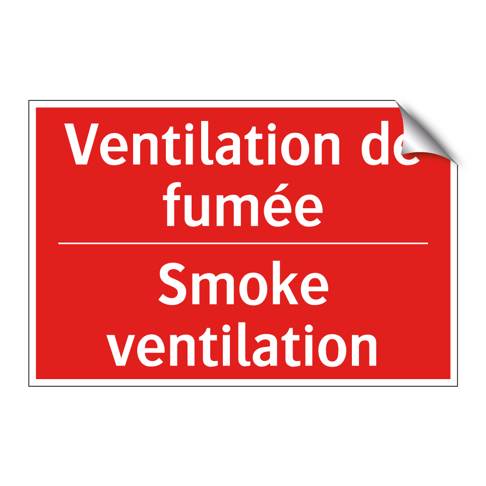 Ventilation de fumée - Smoke ventilation