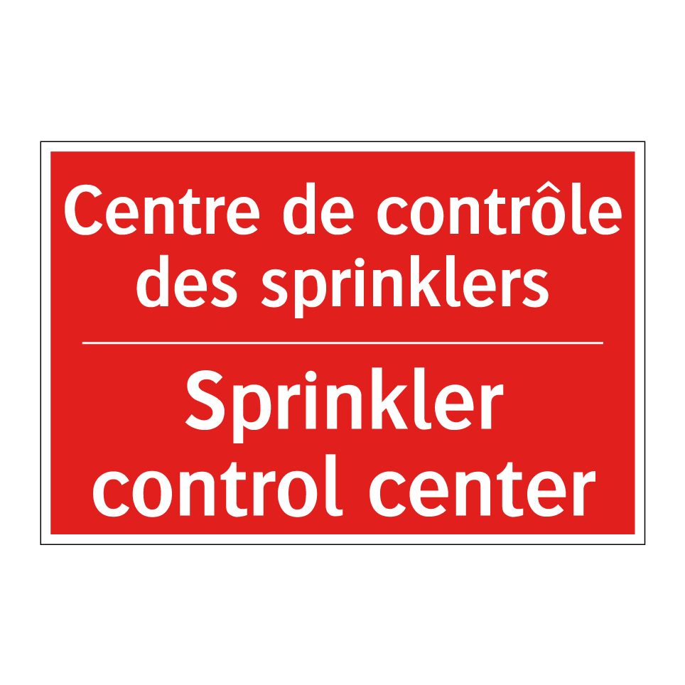 Centre de contrôle des sprinklers /.../ - Sprinkler control center