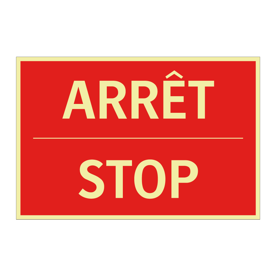ARRÊT - STOP