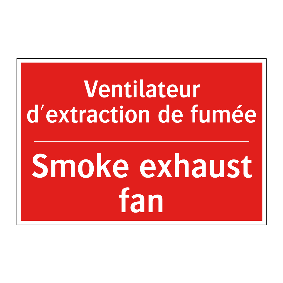 Ventilateur d'extraction de fumée /.../ - Smoke exhaust fan