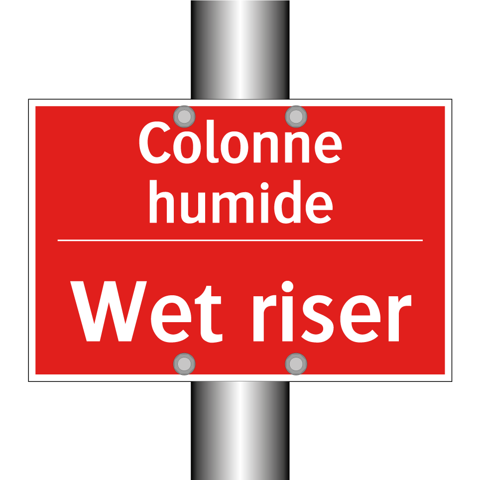 Colonne humide - Wet riser