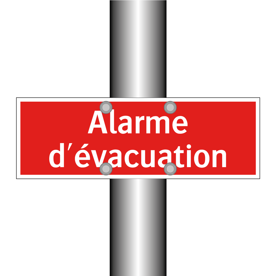Alarme d'évacuation