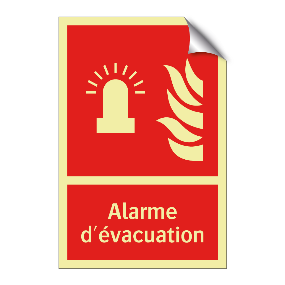 Alarme d'évacuation