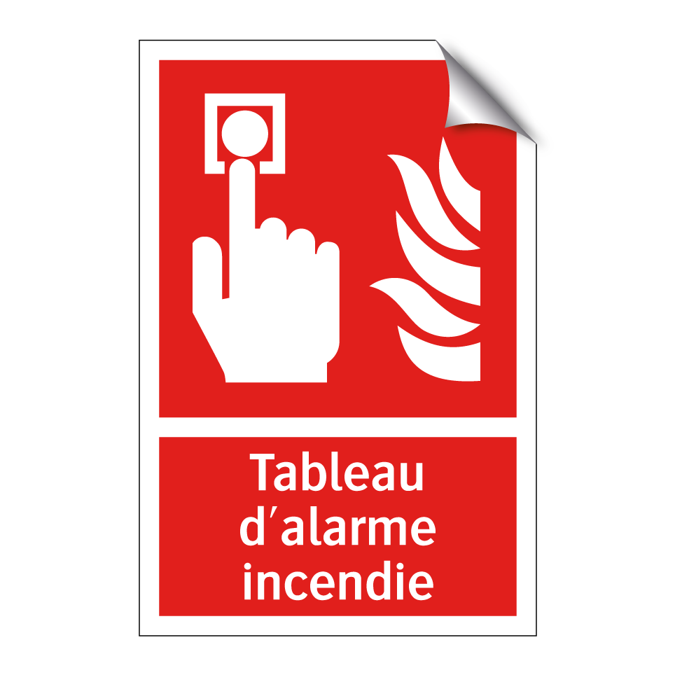 Tableau d'alarme incendie