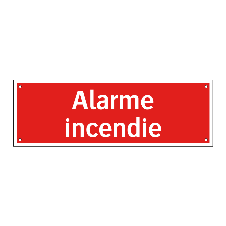 Alarme incendie