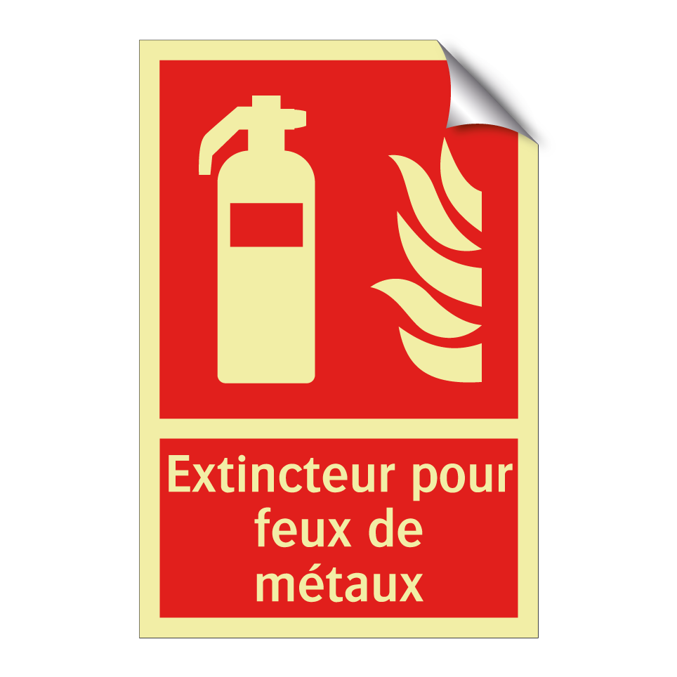 Extincteur pour feux de métaux