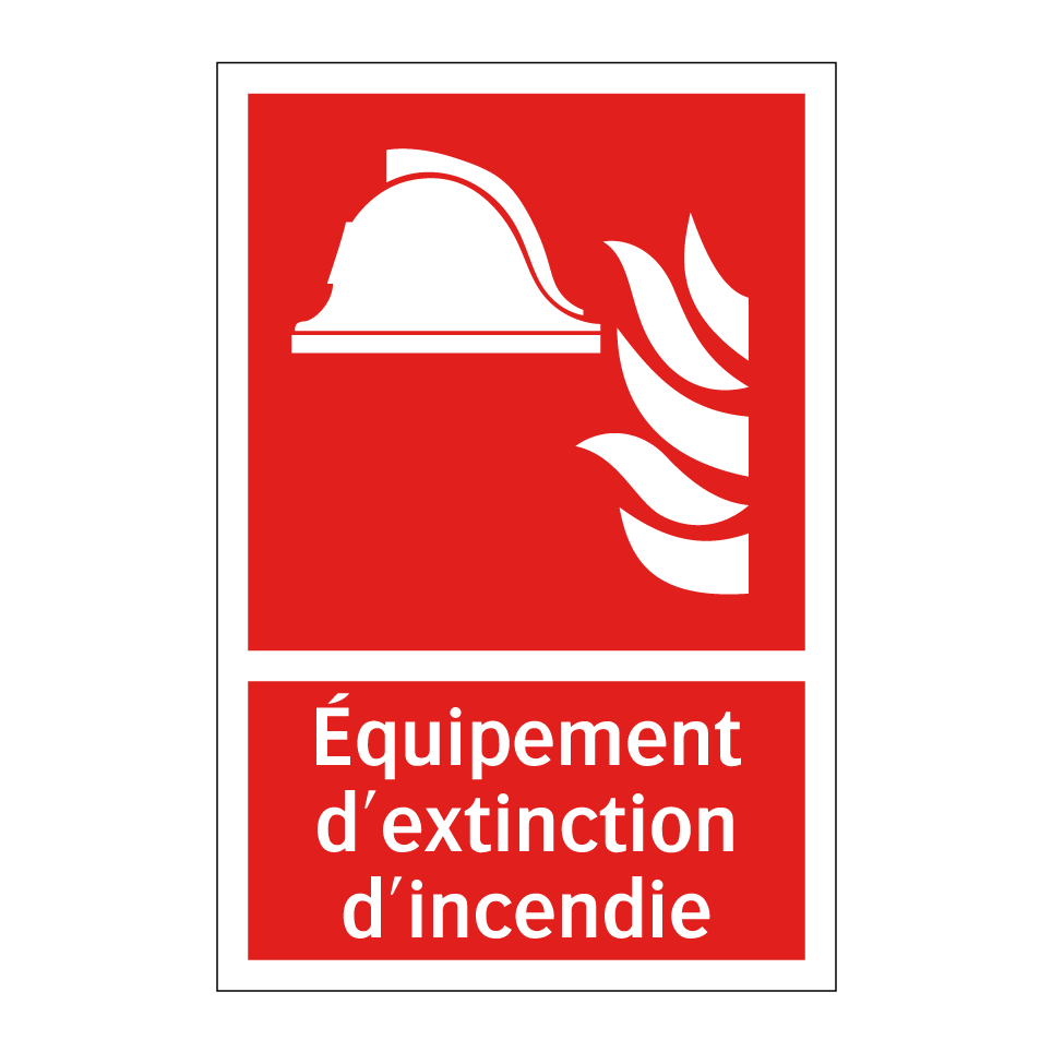 Équipement d'extinction d'incendie