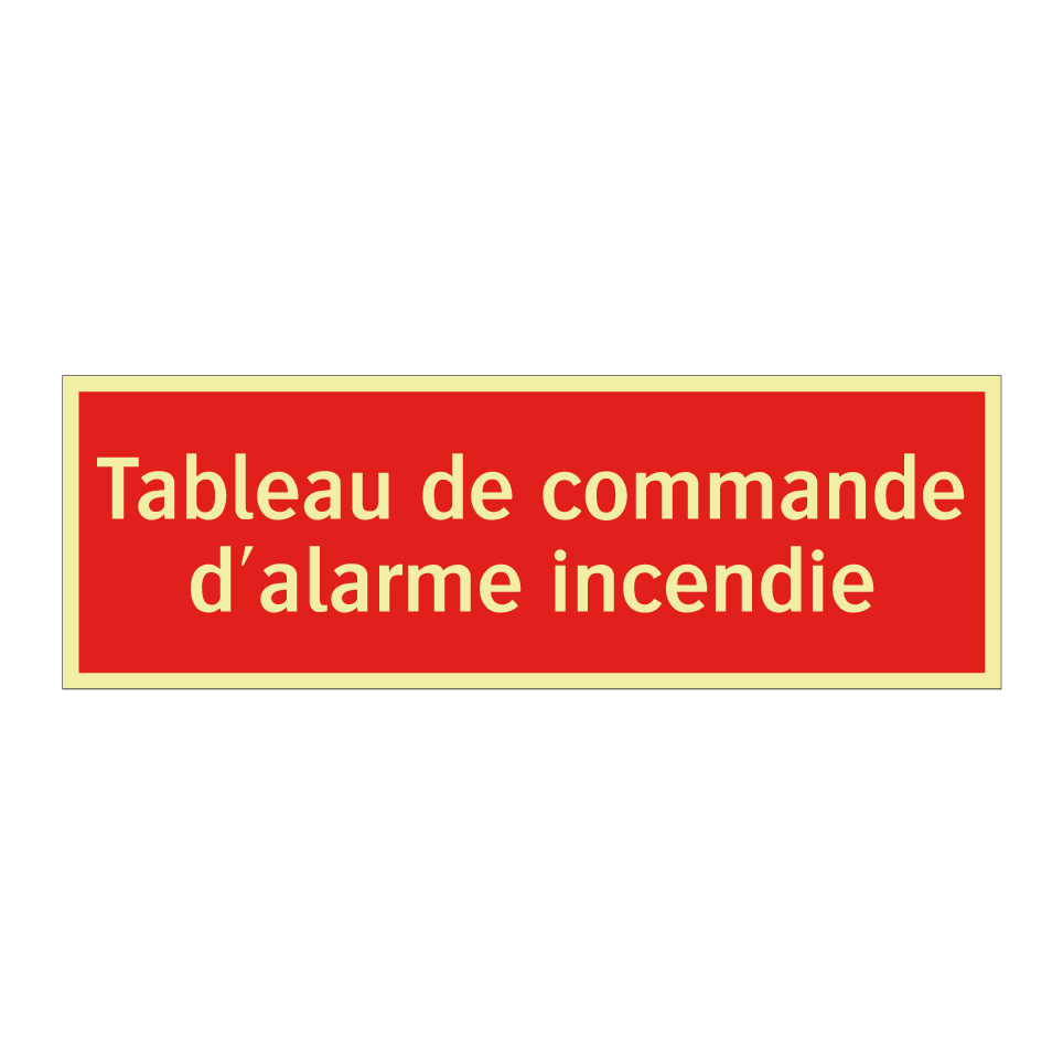Tableau de commande d'alarme incendie