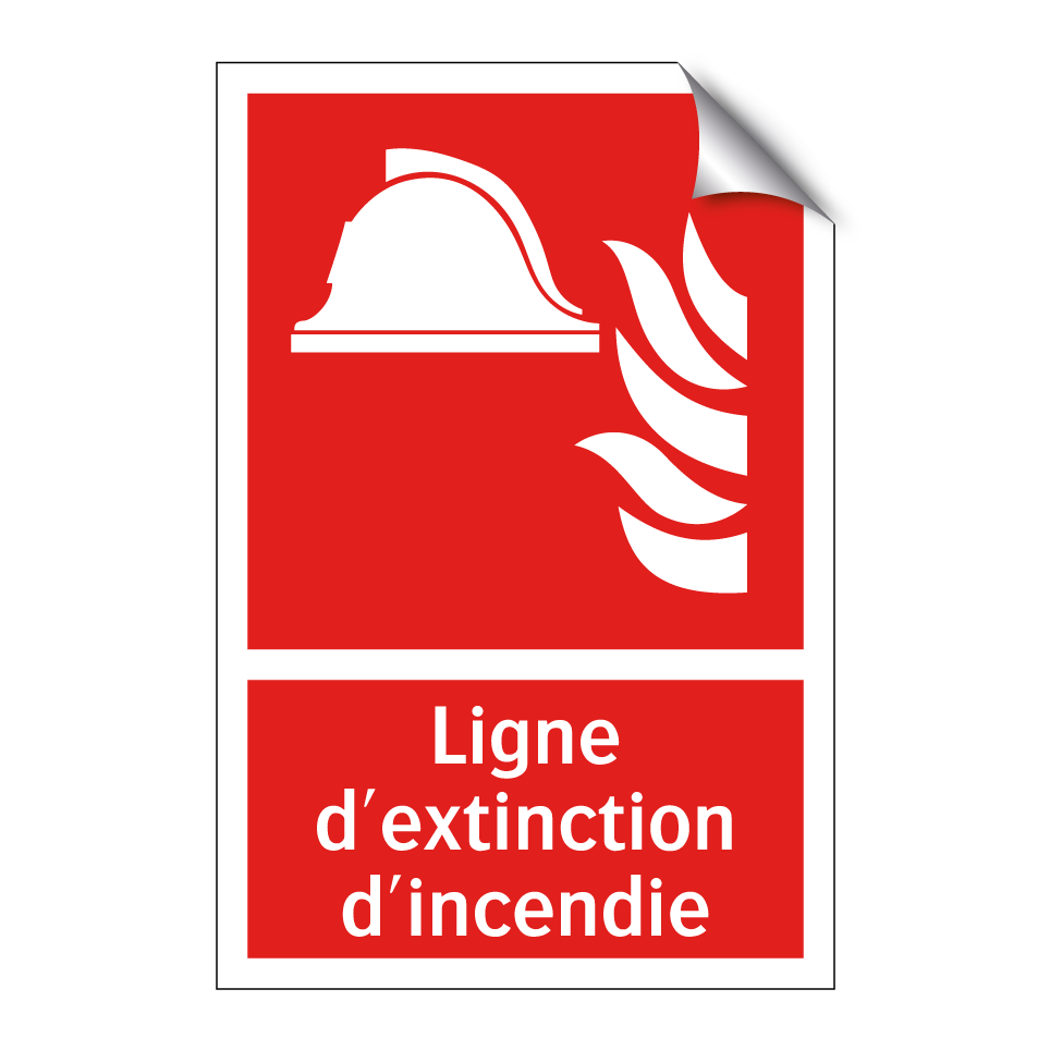 Ligne d'extinction d'incendie