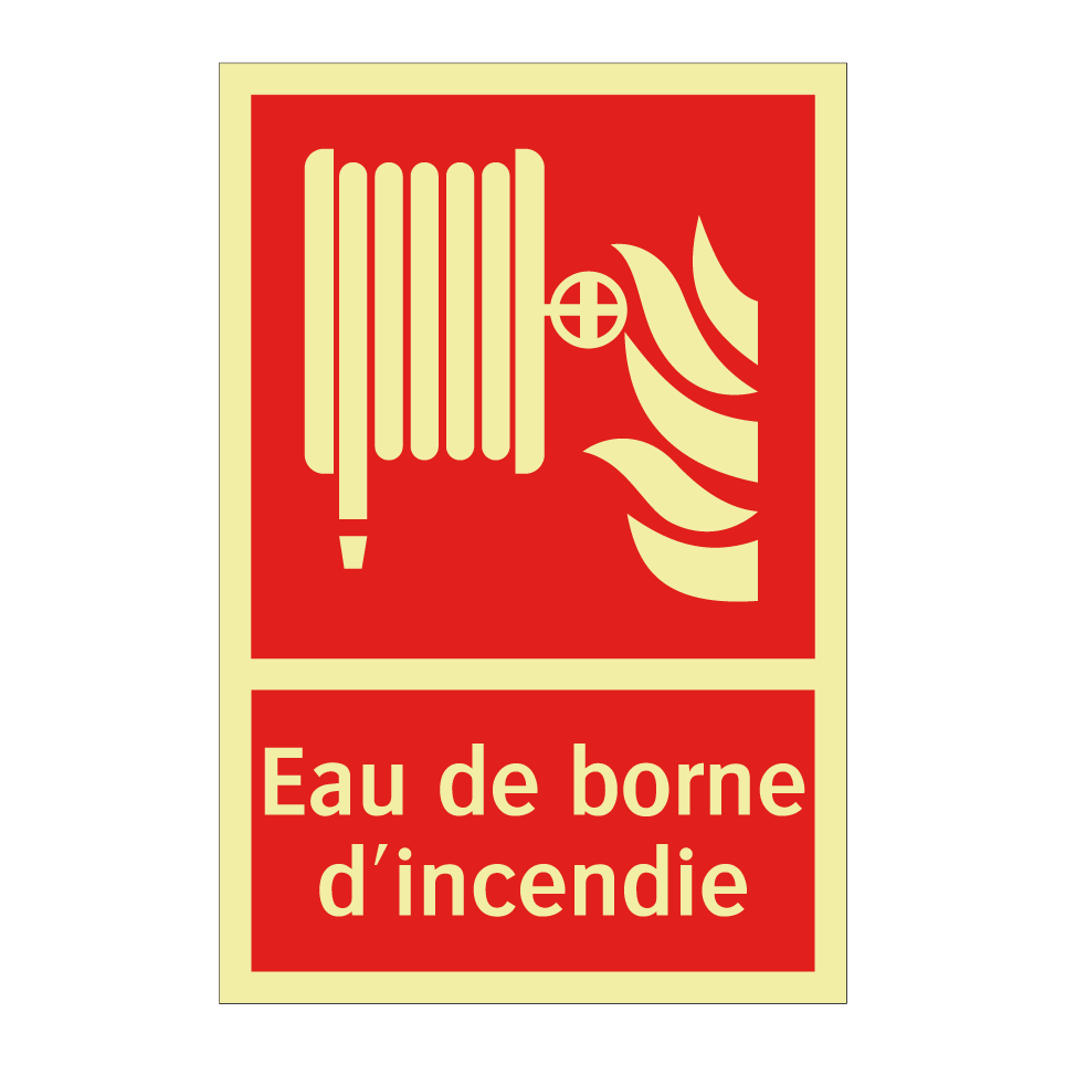 Eau de borne d'incendie