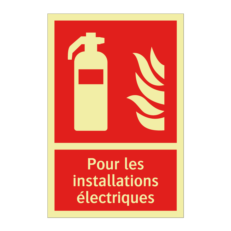 Pour les installations électriques