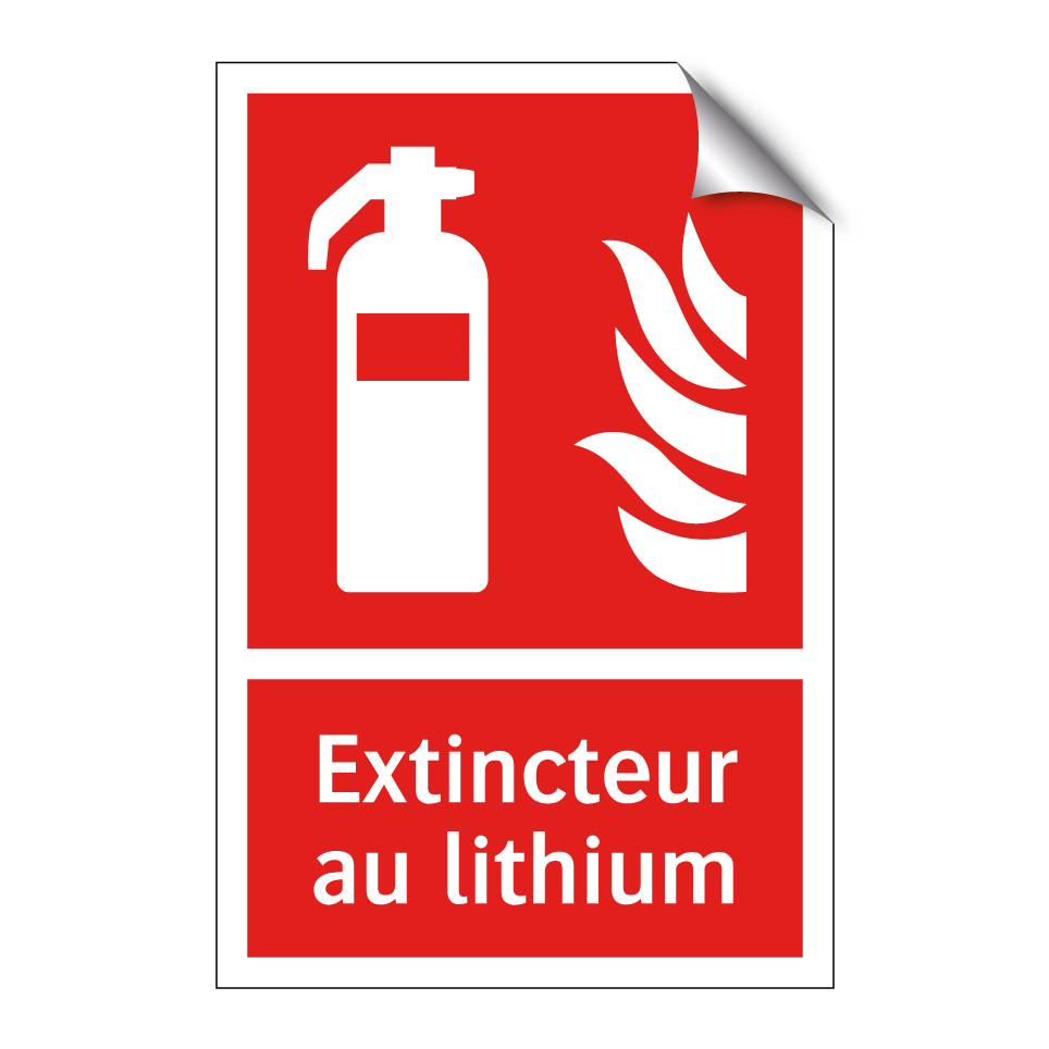 Extincteur au lithium