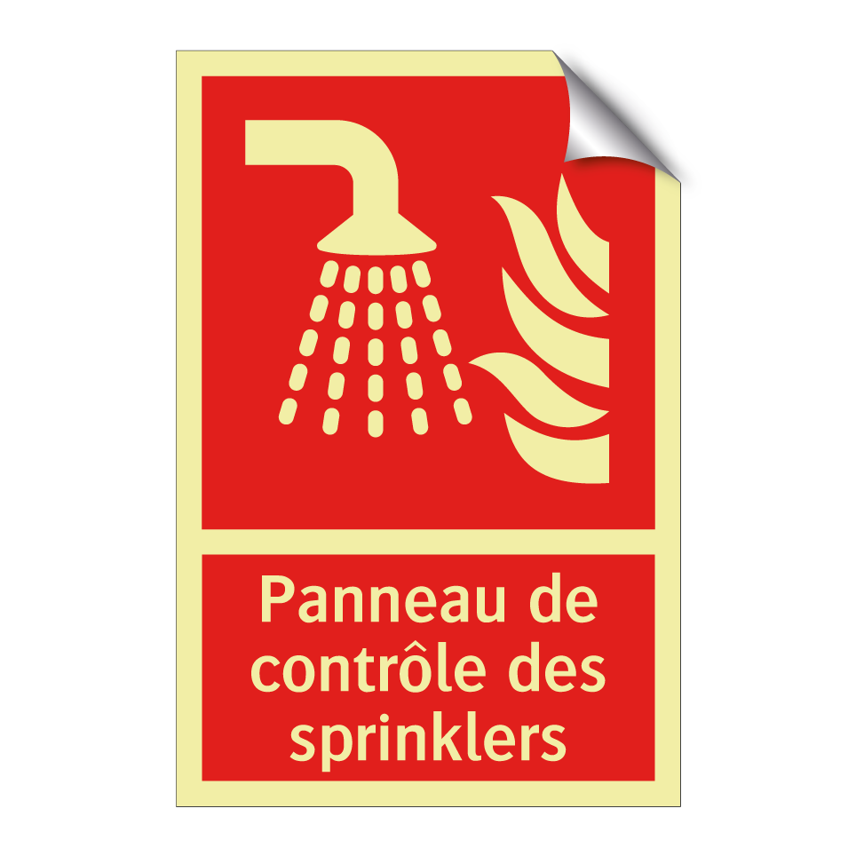 Panneau de contrôle des sprinklers