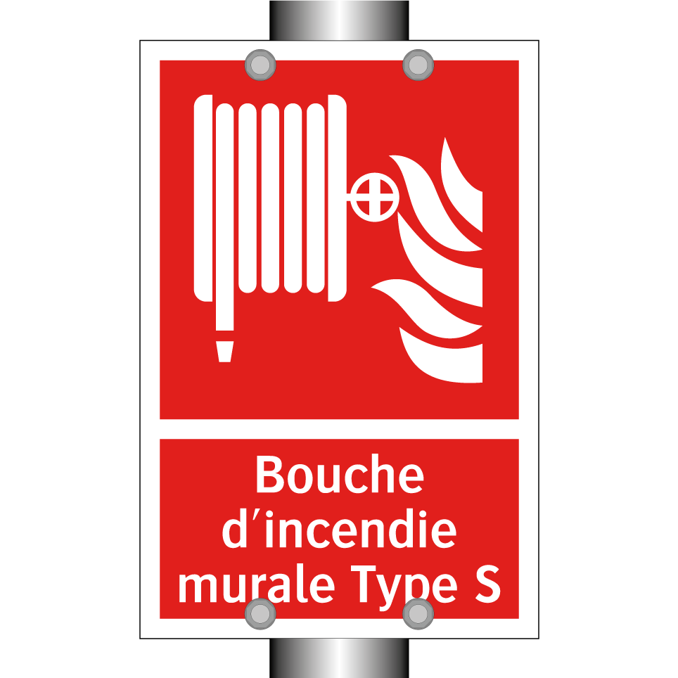 Bouche d'incendie murale Type S