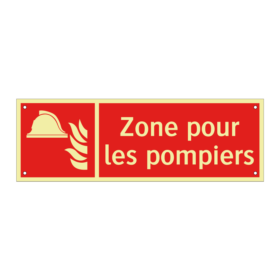Zone pour les pompiers
