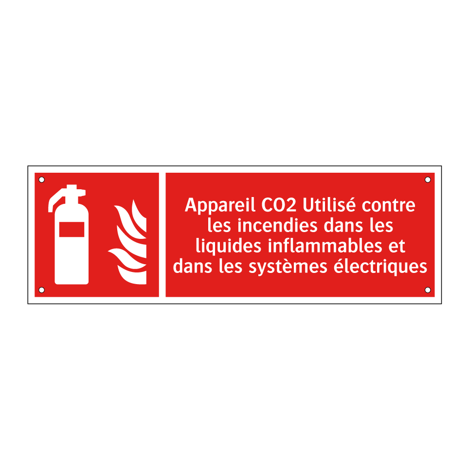 Appareil CO2 Utilisé contre les incendies dans les liquides inflammables et dans les systèmes électriques