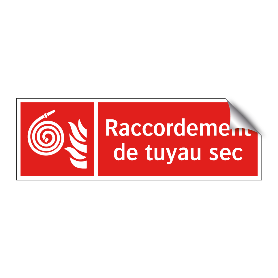 Raccordement de tuyau sec