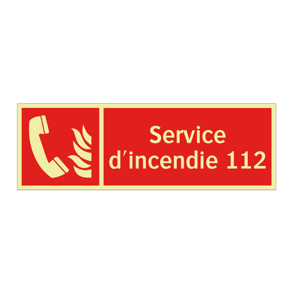 Service d'incendie 112