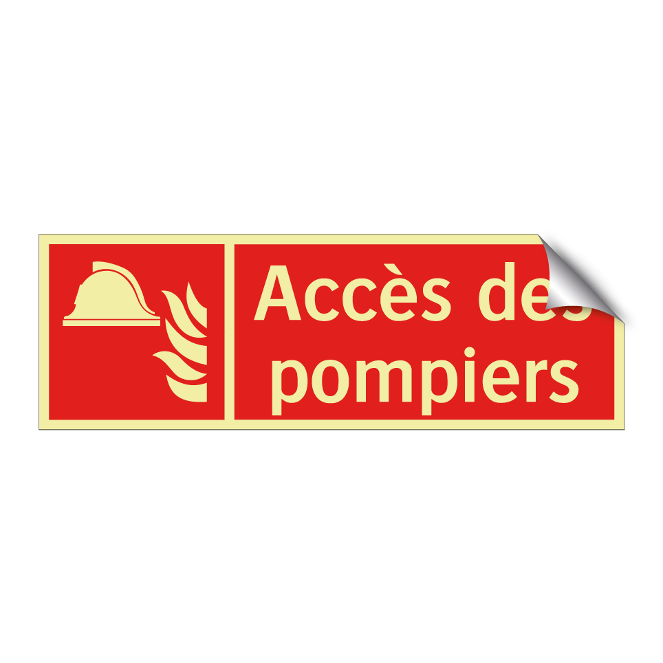 Accès des pompiers