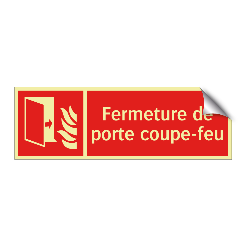 Fermeture de porte coupe-feu