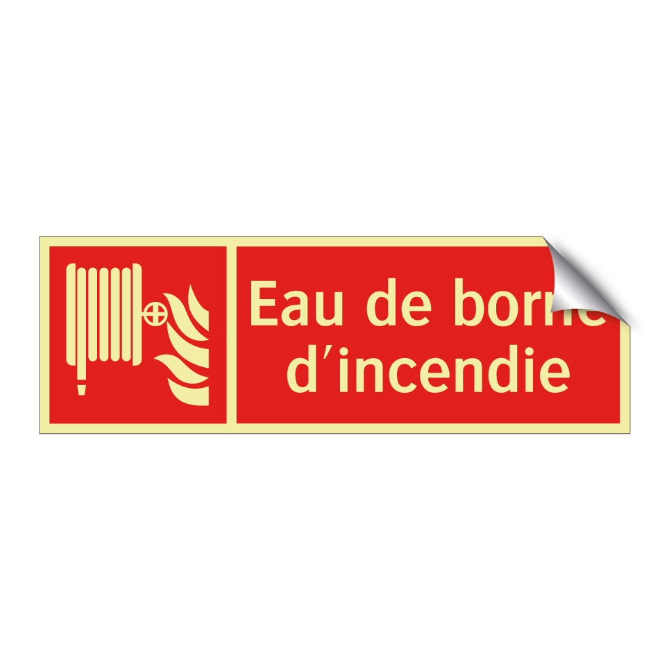 Eau de borne d'incendie