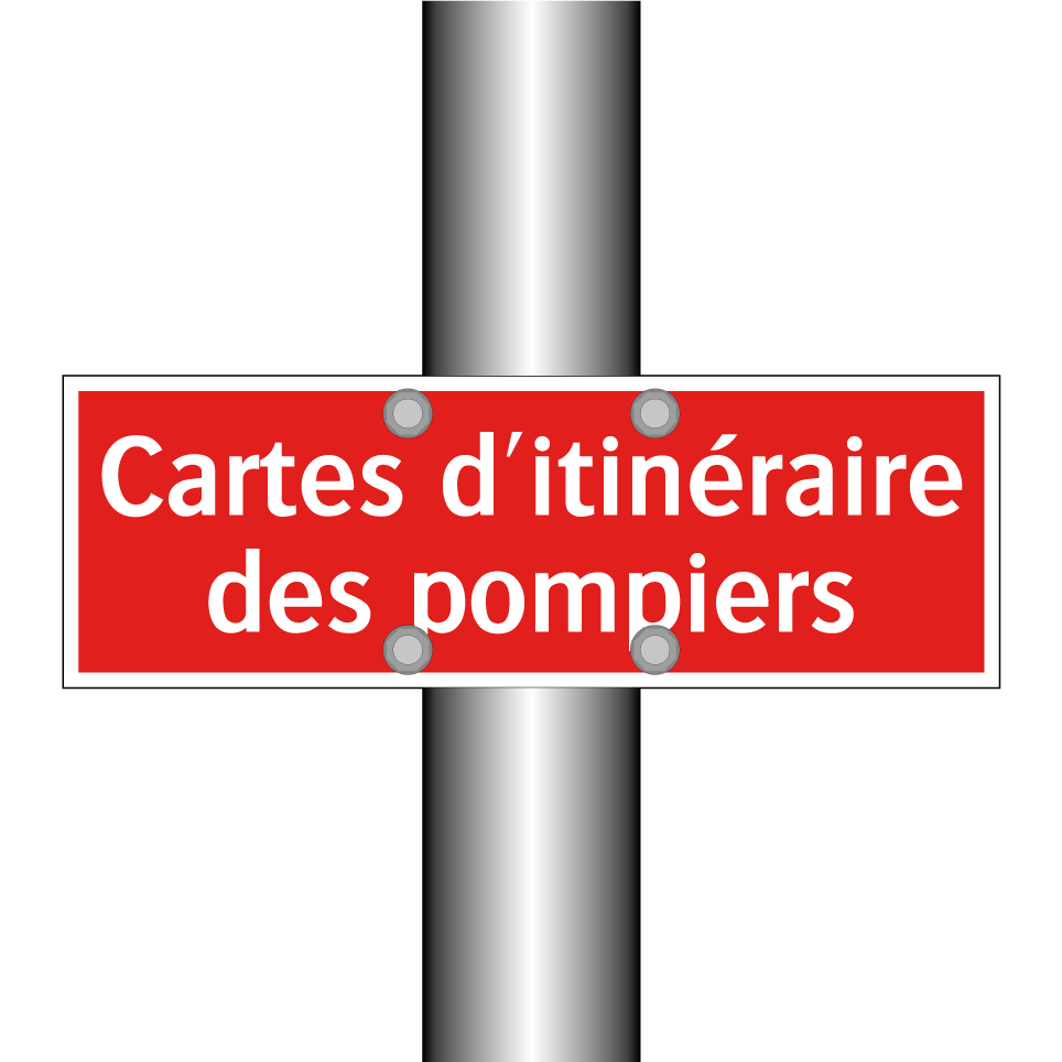 Cartes d'itinéraire des pompiers
