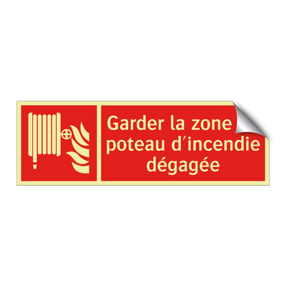 Garder la zone du poteau d'incendie dégagée