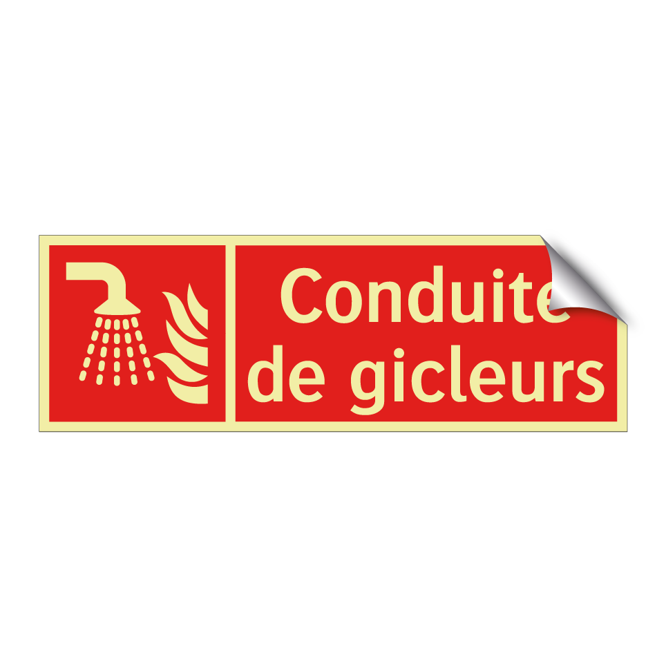 Conduite de gicleurs