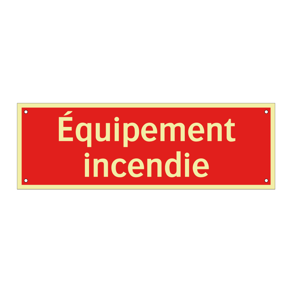 Équipement incendie