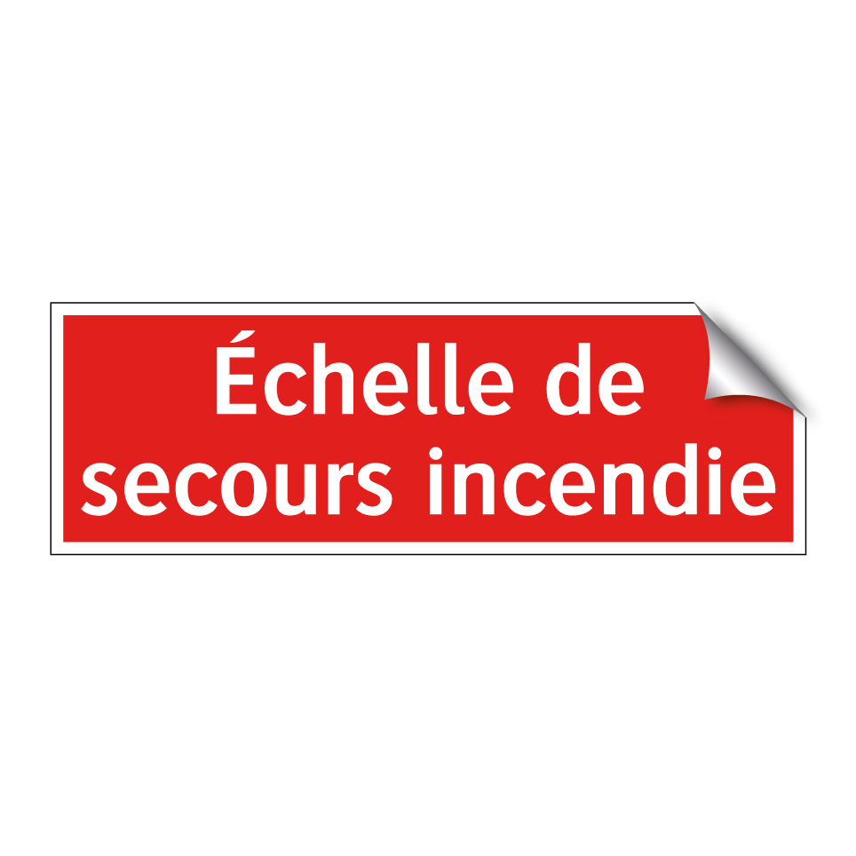 Échelle de secours incendie