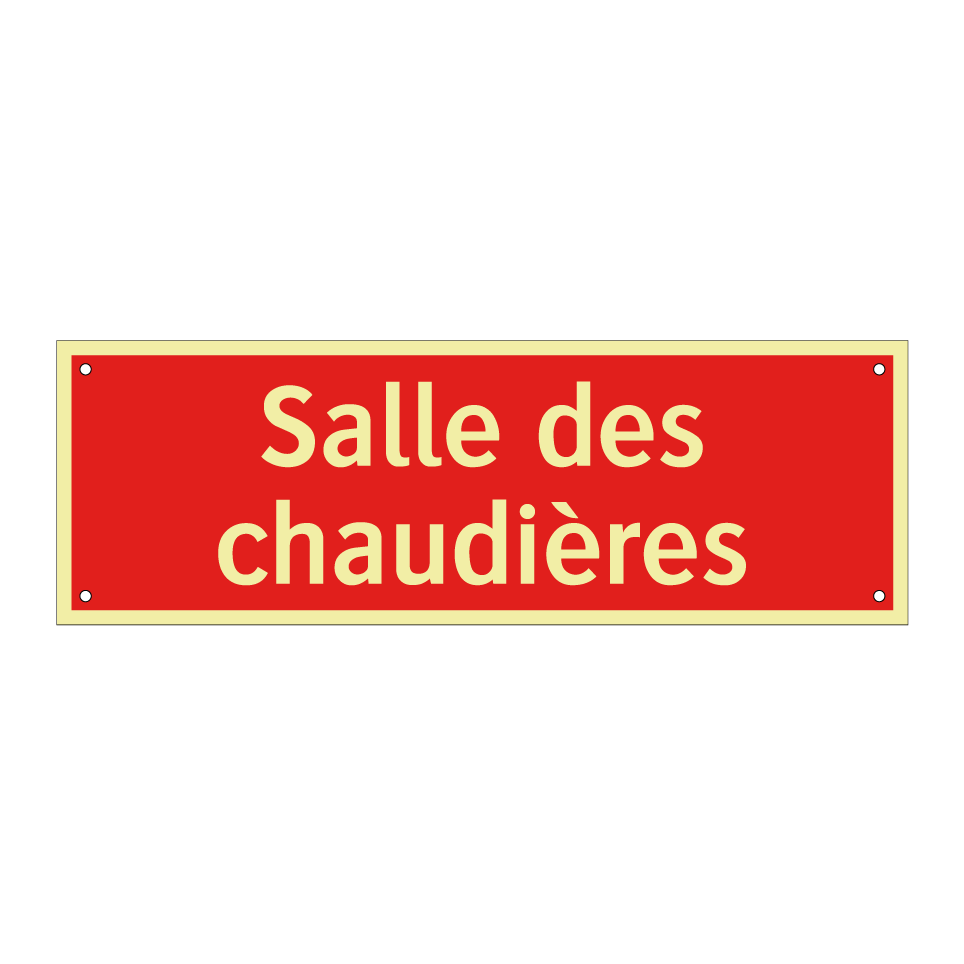 Salle des chaudières