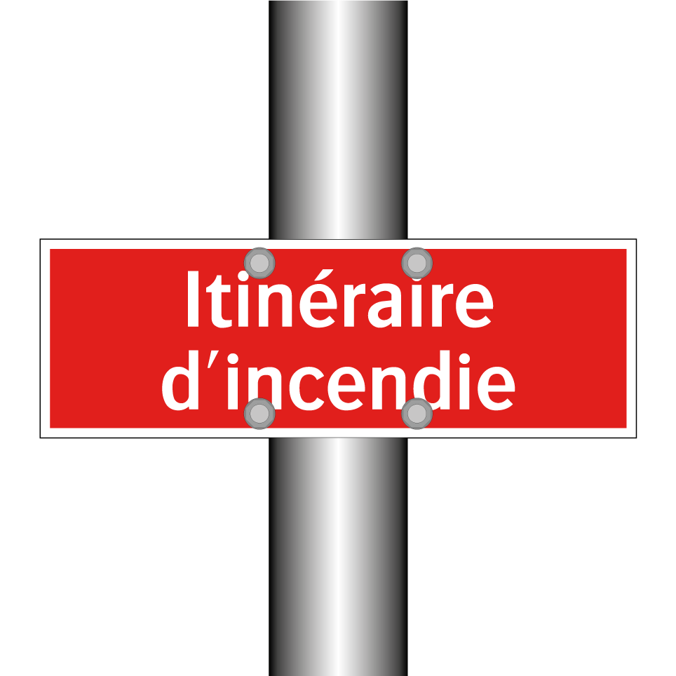 Itinéraire d'incendie