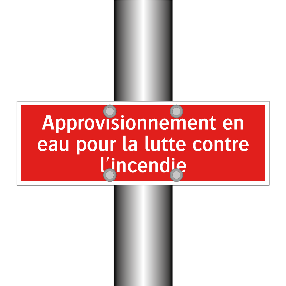 Approvisionnement en eau pour la lutte contre l'incendie
