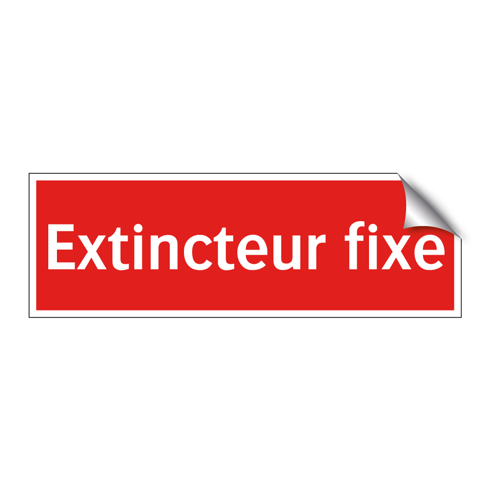 Extincteur fixe