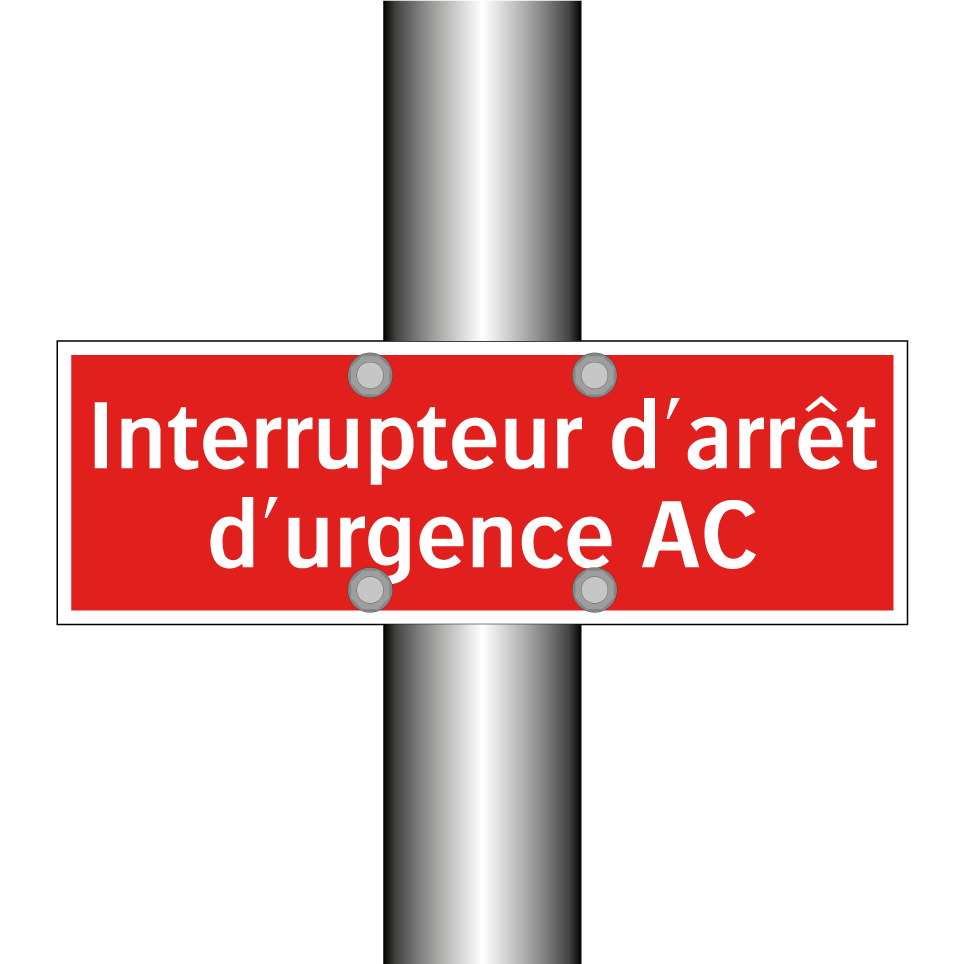 Interrupteur d'arrêt d'urgence AC