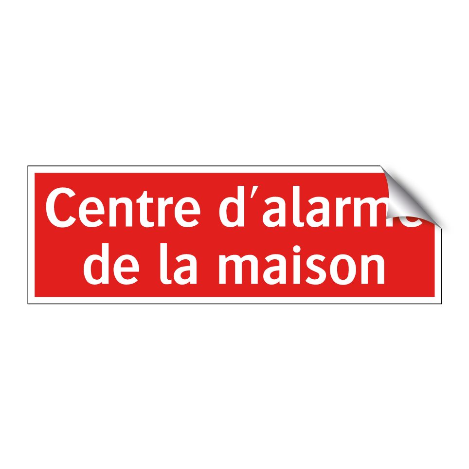 Centre d'alarme de la maison